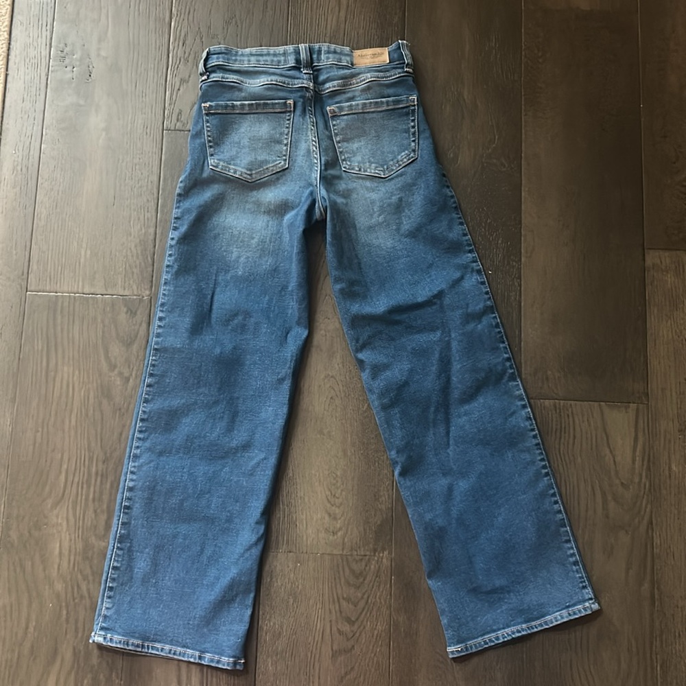 Abercrombie Kids Blue Wide Leg Jeans size 11/12 - Picture 3 of 5